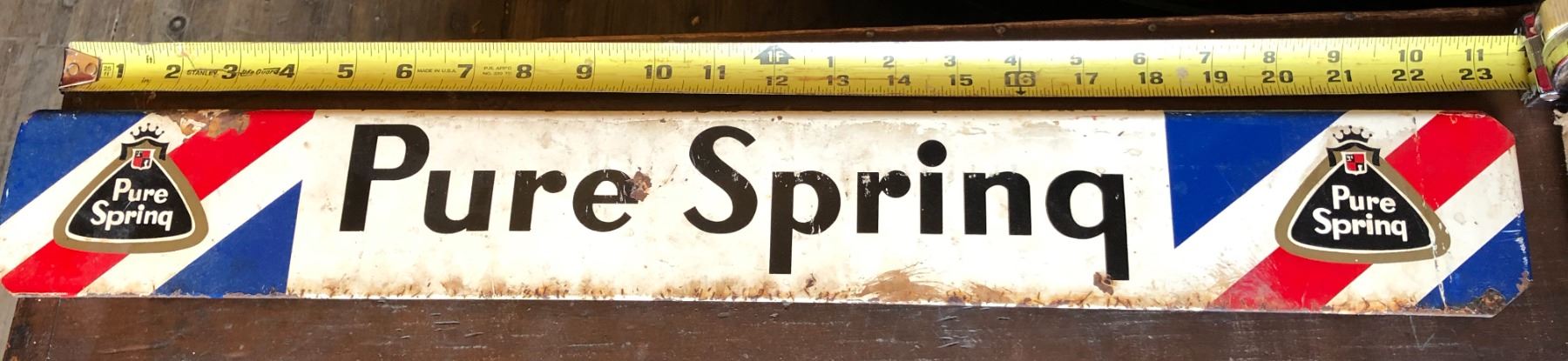 PURE SPRING SST SIGN
