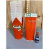 Image 1 : LOT OF VINTAGE ORANGE CRUSH FOUNTAIN CUPS