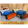 Image 2 : LOT OF 2 TONKA TOYS  JEEPS - WRECKER & PLOW