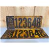 Image 1 : PAIR OF 1919 ONTARIO LICENCE PLATES