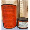 Image 2 : LOT OF 2 MOTO-MASTER LUBE TINS - SOME CONTENTS