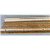 Image 1 : LOT OF VINTAGE ADVERTISING YARD STICKS