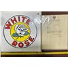 Image 1 : LOT OF 2 WHITE ROSE MEMORABILIA - STICKER & DEALER 1937 LETTER