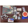 Image 1 : MISC LOT OF COLLECTIBLES - NOZZLES, ADS, ETC