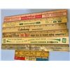 Image 1 : QTY OF WOODEN ADVERTISING RULERS - COKE, DODGE, ETC