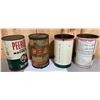 Image 2 : LOT OF 4 BA OIL CANS - 1 QT SIZE