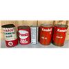 Image 2 : LOT OF 5 MISC OIL CANS