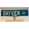 Image 1 : ROAD SIGN - BAYVIEW AVENUE