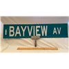 Image 2 : ROAD SIGN - BAYVIEW AVENUE