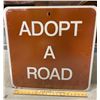 Image 1 : ROAD SIGN - ADOPT A ROAD