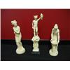 Image 1 : Three alabaster statues