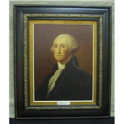 Framed print of George Washington