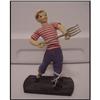 Image 1 : Doll Ravca Boy with a Pitch Fork on Base #1234303
