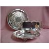 Image 1 : Silver Plate Trays, Set of 3 #1244199