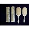 Image 1 : Silver Plate Brush and Comb Dresser Set #1244301