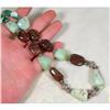 Image 1 : Magical Chrysoprase Jasper Gemstone Necklace #1244706