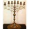 Image 1 : BRASS Candelabra 7 lite 22 inch Large VINTAGE #1244805
