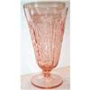 Image 1 : Sharon Cabbage Rose Pink Footed Tumbler #1244996
