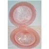 Image 1 : Two Pink Miss America Depression Dinner Plates #1245004