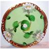 Image 1 : Hand Painted Stouffer Limoges Water Lily Plate #1245011