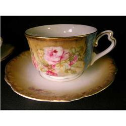 BEAUTIFUL VICTORIAN TEACUP and SAUCER ROSES #1251920