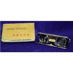 Emson Art Deco Opera Glasses w/ Box.  #1252259