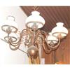Image 1 : Antique  Gas converted   chandelier  #1252330
