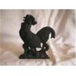 Rooster Napkin Holder Cast Iron #1252457