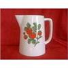 Image 1 : White Pitcher With Strawberry Design #1252469