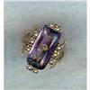 Image 1 : Victorian Amethyst and Rose Gold Ring #1256243