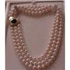 Image 1 : Triple strand of pearls #1256382