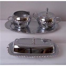 Chrome Accessory Set/ Butter, Cream, Sugar & #1256517