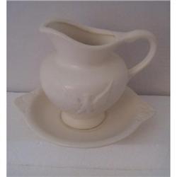 Hull Eagle Pitcher & Saucer #1256525