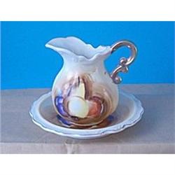 Brinn Mini Pitcher & Bowl- Hand Painted #1256562