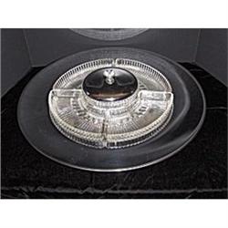 Chrome & Glass Lazy Susan #1256595