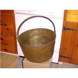 Brass Kettle, 16" Diam & 12" high #1256864