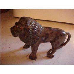 Bank, Cast Iron Lion, org. paint #1256868