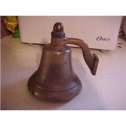 Brass Ship's Bell, solid brass with brass #1256873