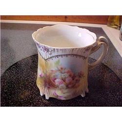 RSPrussia Red Mark footed cup, lrg.floral & #1256896