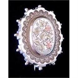 Antique Victorian Locket Pin #1256983