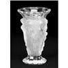 Image 1 : Signed R Lalique Glass Vase Blown Out Mold #1270435