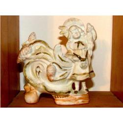 RARE ANTIQUE GERMAN BISQUE GIRL WITH A RABBIT #1271002