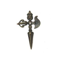 Tibetan Vajrakila With Axe and Five Jinas #1271015