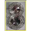 Image 1 : PAIR IRISH ST SILVER OPENWORK BOWLS DUBLIN  #1271143