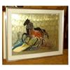  Paso Fino Horses ,Enamel on brass #1230398