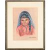 Kushner, Jean - Portrait of an indian girl - #1230475