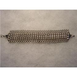 Mideastern Signed Sterling bracelet 1930-1940s #1231069