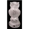 Image 1 : LALIQUE Influenced Czech CRYSTAL Owl Sculpture #1231462