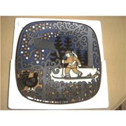 1978 Arabia Plate with Kalevala motif. Limited #1231481
