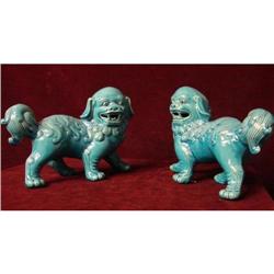 20TH CENTURY PAIR OF FOO DOGS #1231514